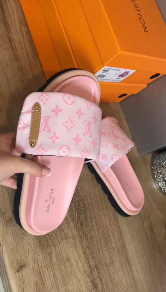 LV Pillow Slides Light Pink