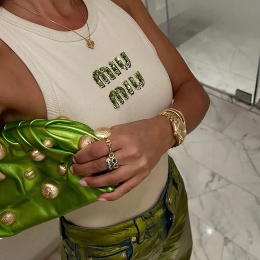 MM Green Tank Top