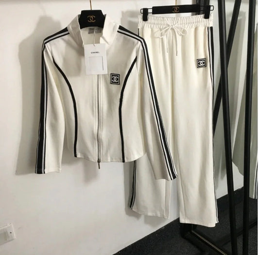 CC White Tracksuit